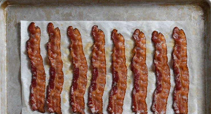 HORMEL® BACON 1™ cooked on pan